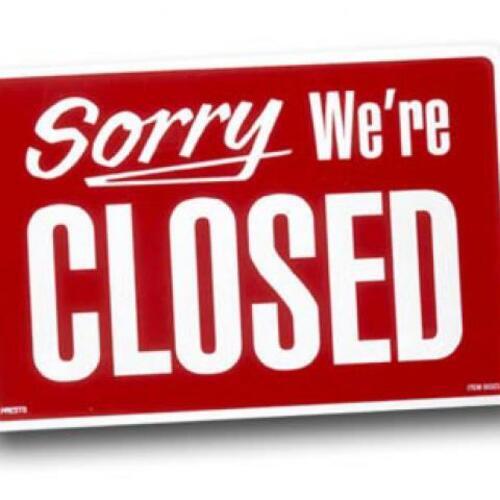 Closed-sign