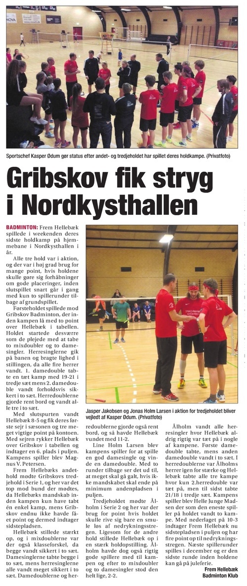 Helsing%c3%b8r%20dagblad%20d.%2022-nov-2016%20-%20gribskov%20fik%20stryg%20i%20nordkysthallen