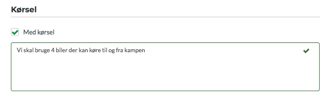 Hvordan tilknytter jeg kørsel til en aktivitet? Hvordan tilknytter jeg kørsel til en aktivitet?