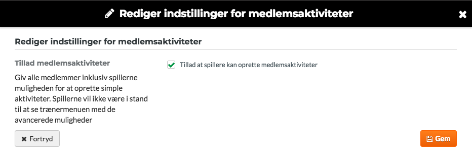 Hvorfor kan holdets medlemmer også lave aktiviteter? Hvorfor kan holdets medlemmer også lave aktiviteter?