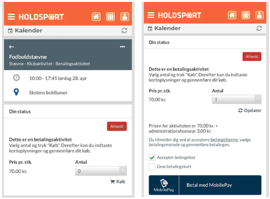 Betal med MobilePay i jeres forening Betal med MobilePay i jeres forening