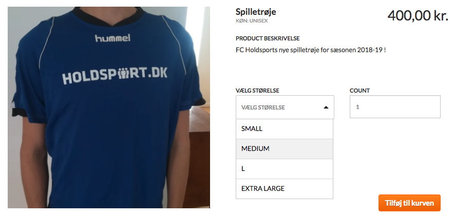 Klubtøj gratis webshop Klubtøj gratis webshop