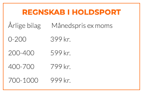 Regnskabsprogram til forening