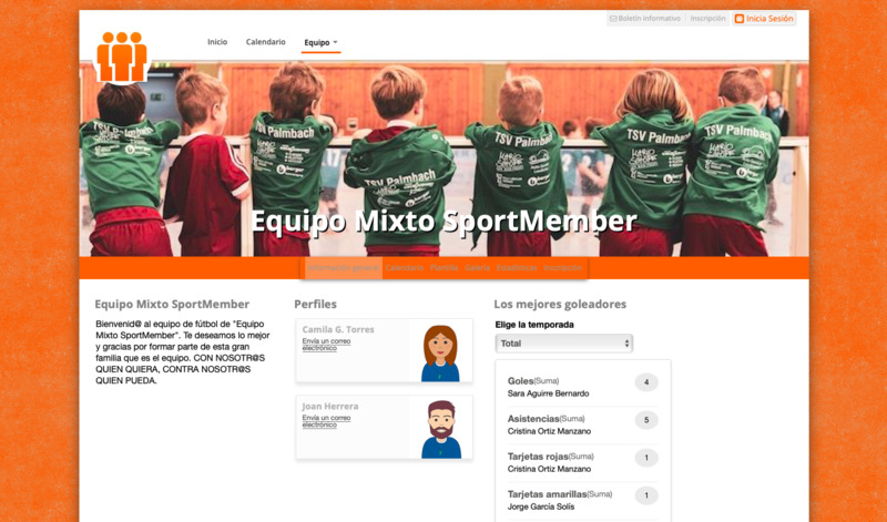 Pagina web para equipos Pagina web para equipos