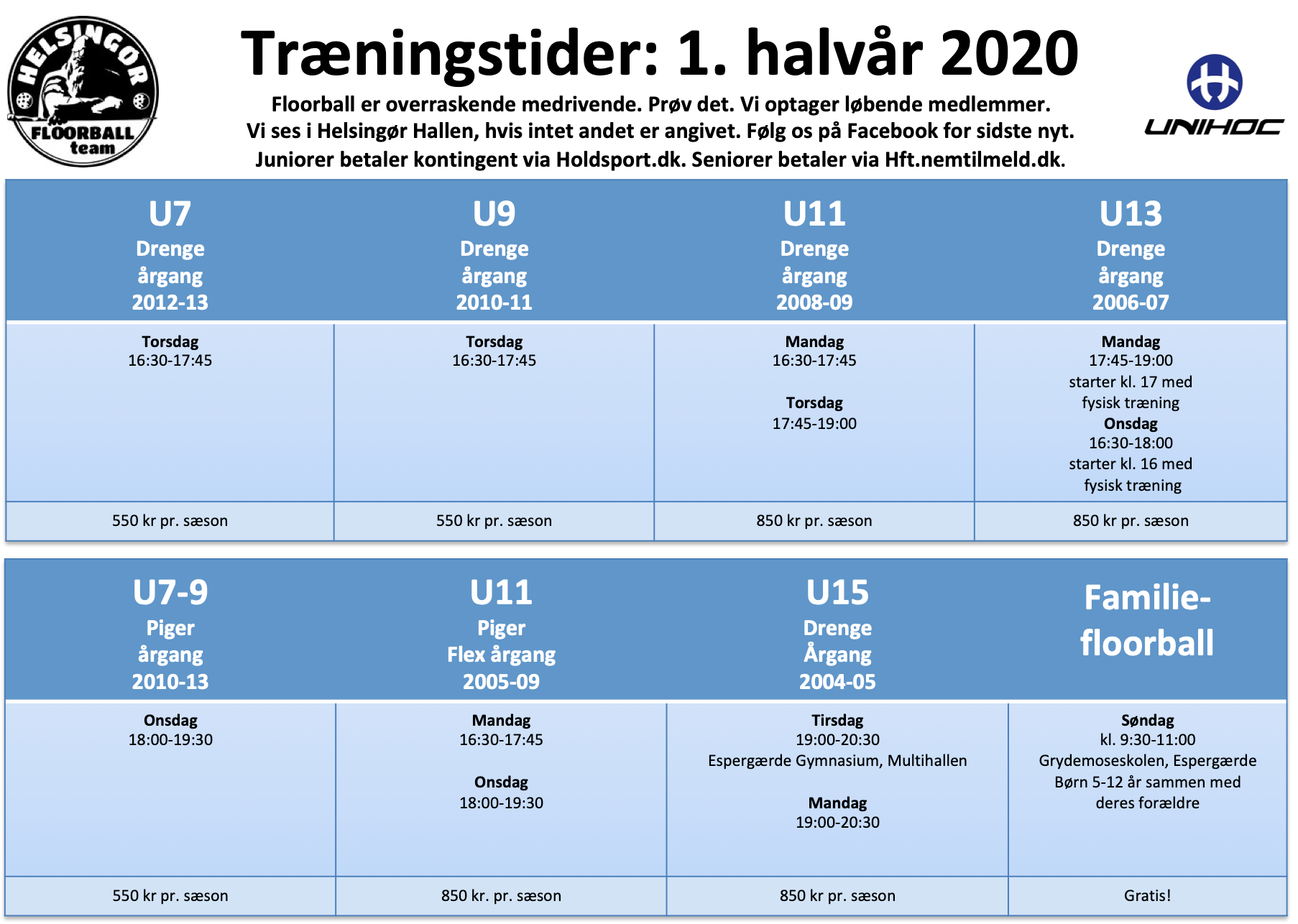 Helsingor Floorball Team Vi Er Pa Vej Mod Nye Mal