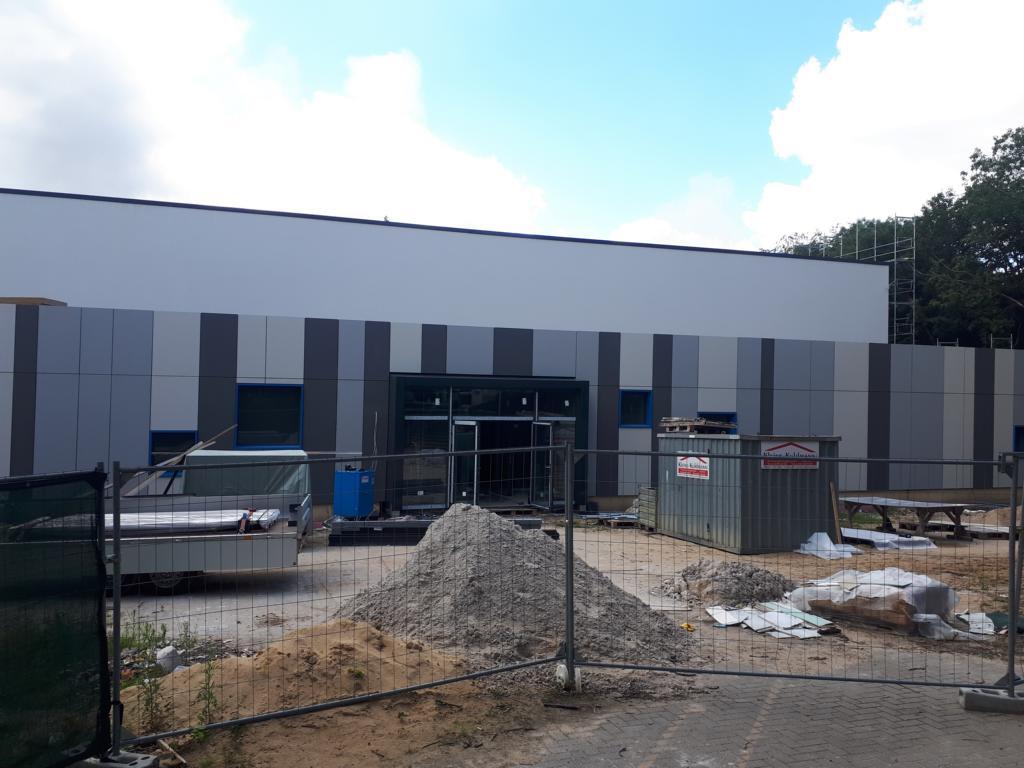 Sporthalle Waldschule nimmt Formen an Sporthalle Waldschule nimmt Formen an