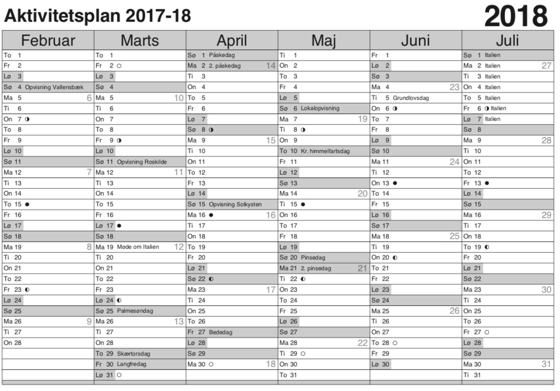 Aktivitetsplan 17 18 Soljump Aktivitetsplan 17 18 Soljump