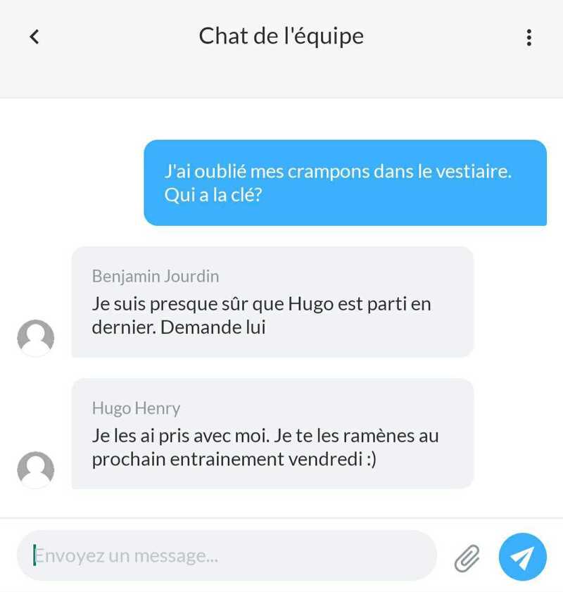 Message en ligne Message en ligne