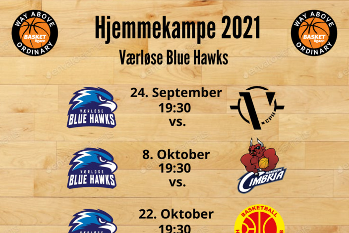 V%c3%a6rl%c3%b8se%20blue%20hawks%20hjemmekampe%202021