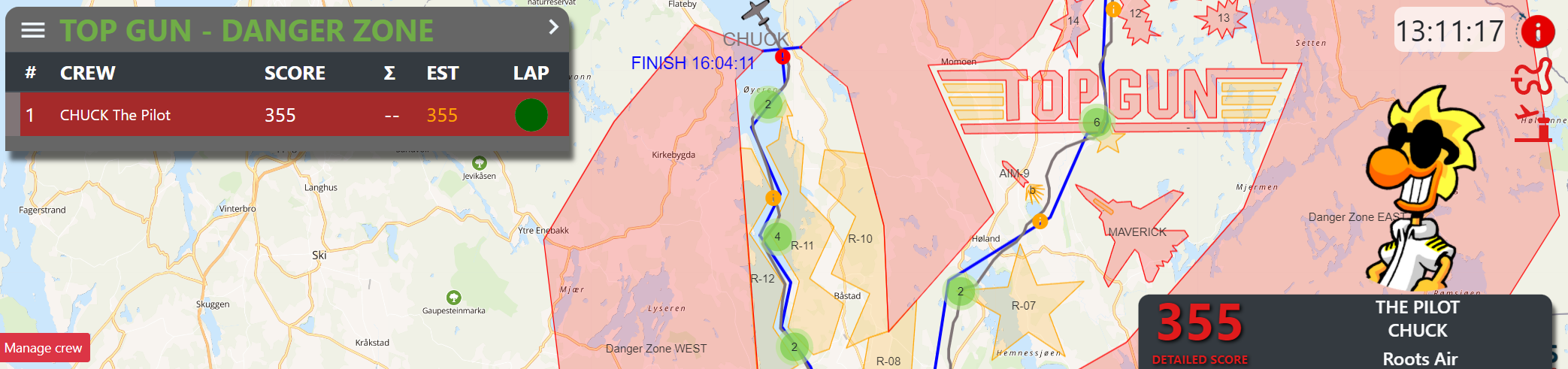 Veiledning til MSFS2020 i Air Sports Live Tracking