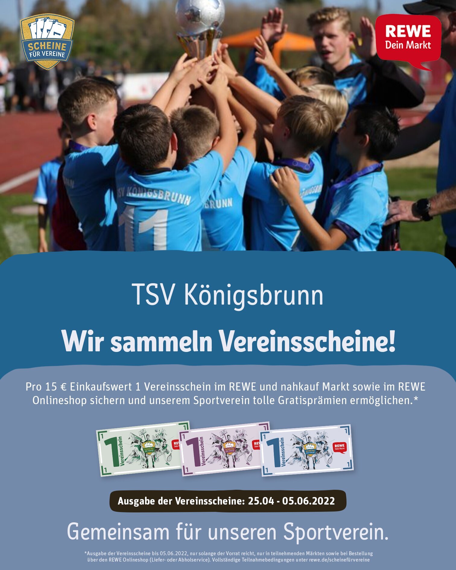 TSV Königsbrunn Scheine für Vereine