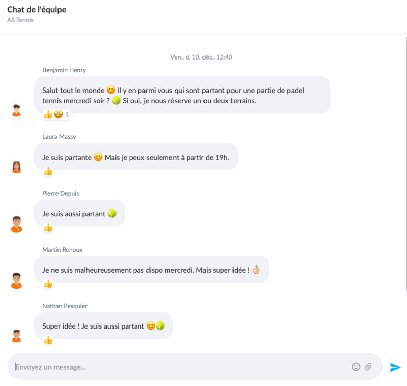 Message en ligne Message en ligne