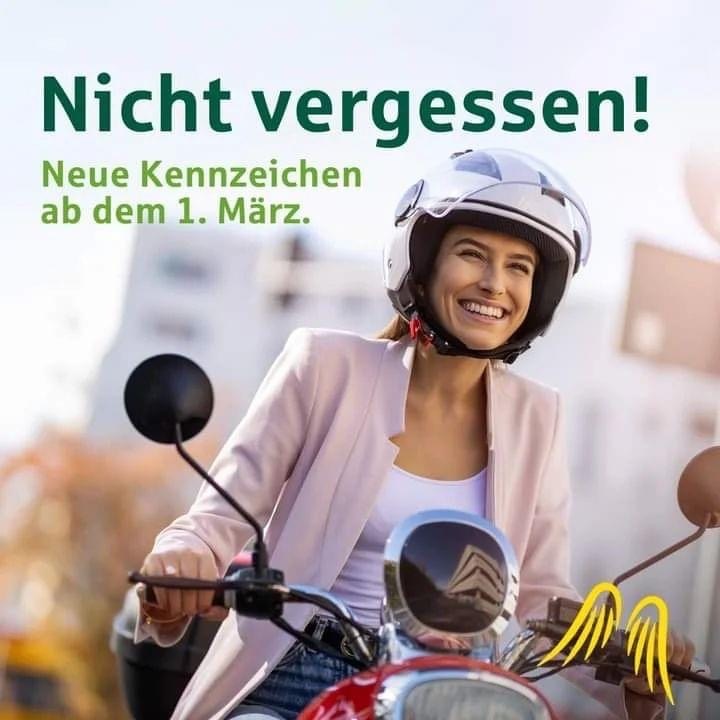 Kennzeichen wechseln! 