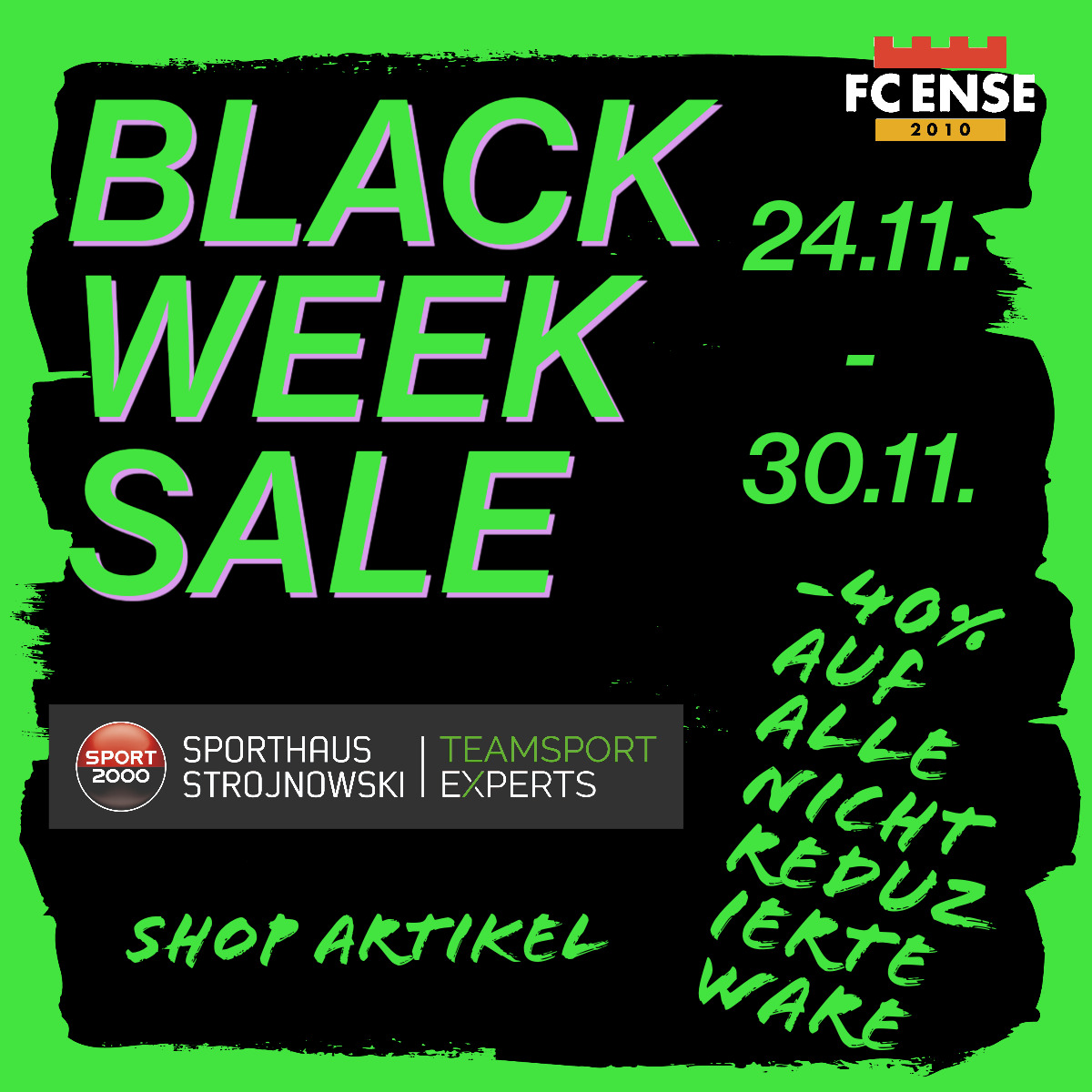 Black Friday Woche - ONLINE SHOP
