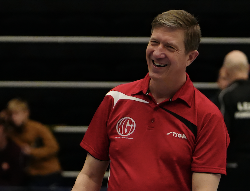 Frivillig koordinator Mark Zebitz - Hillerød GI Bordtennisklub