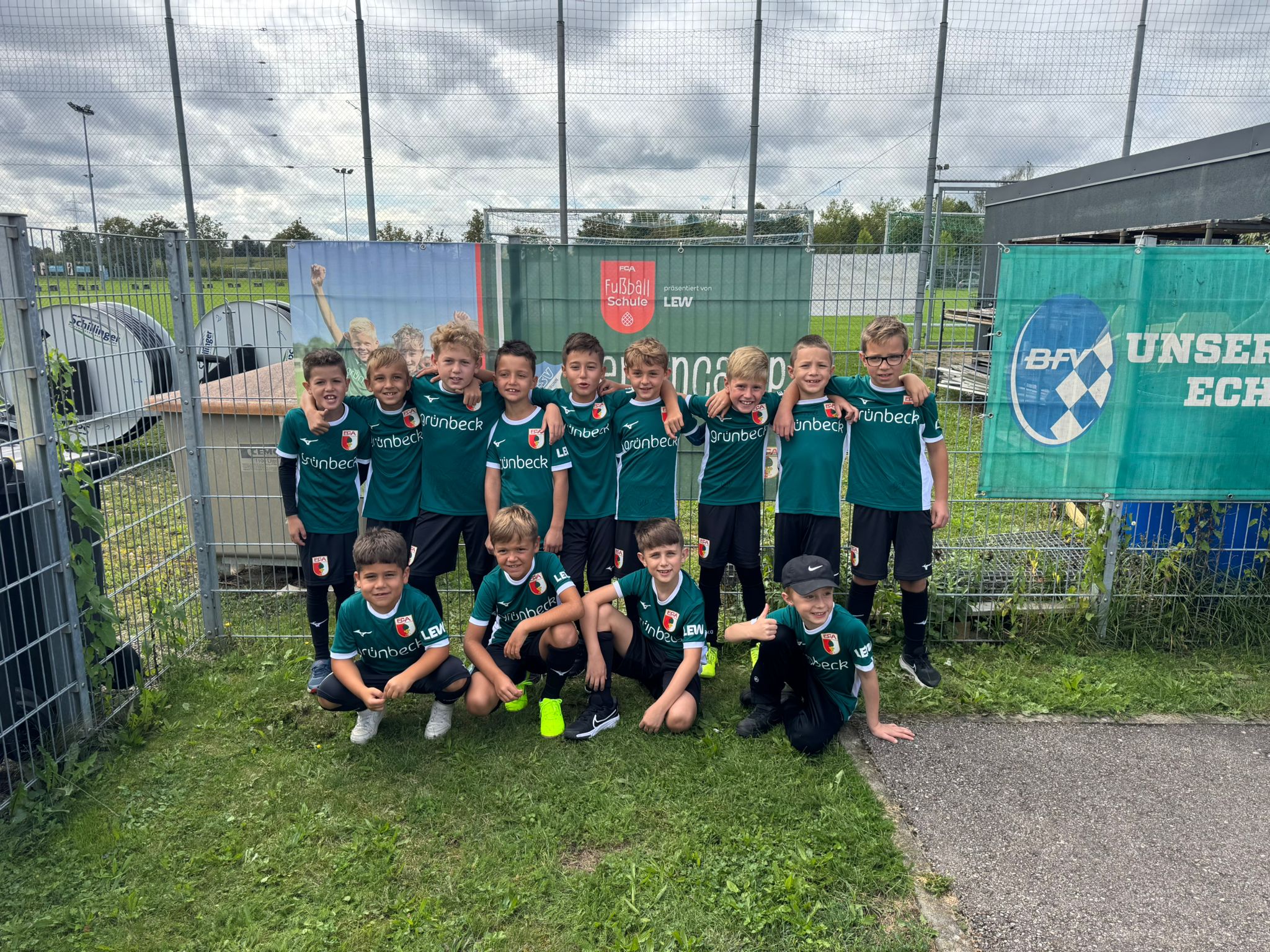TSV Königsbrunn Fussball Kids beim FCA-Camp