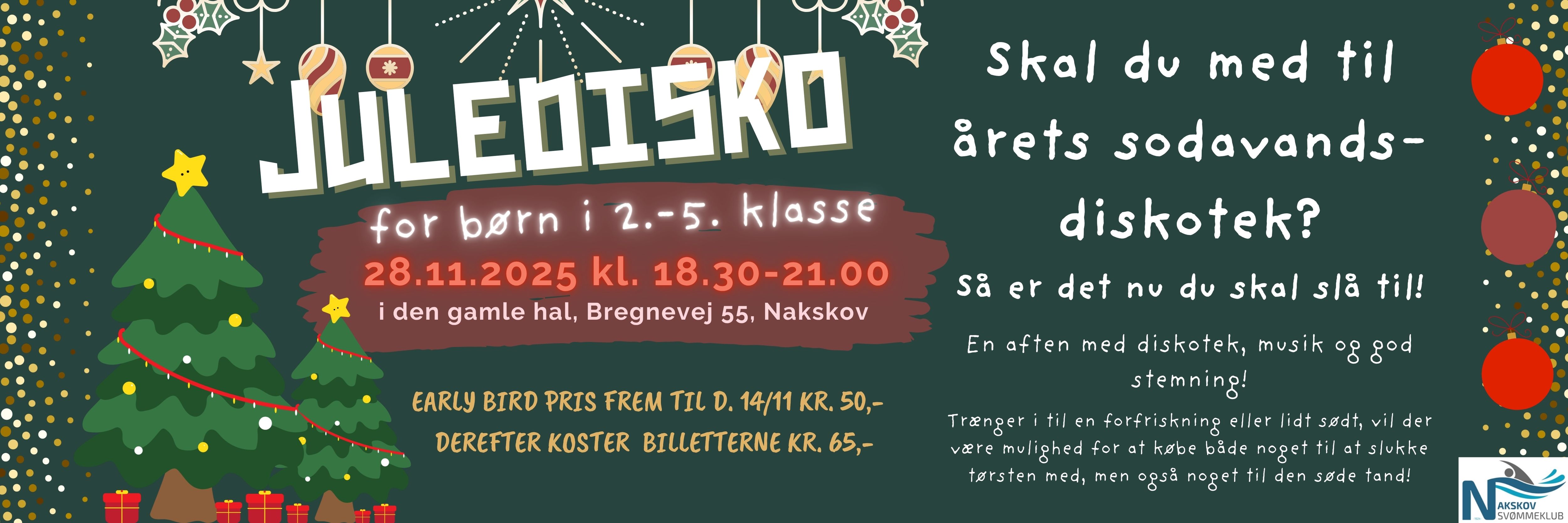 Juledisko for børn i 2.-5. klasse