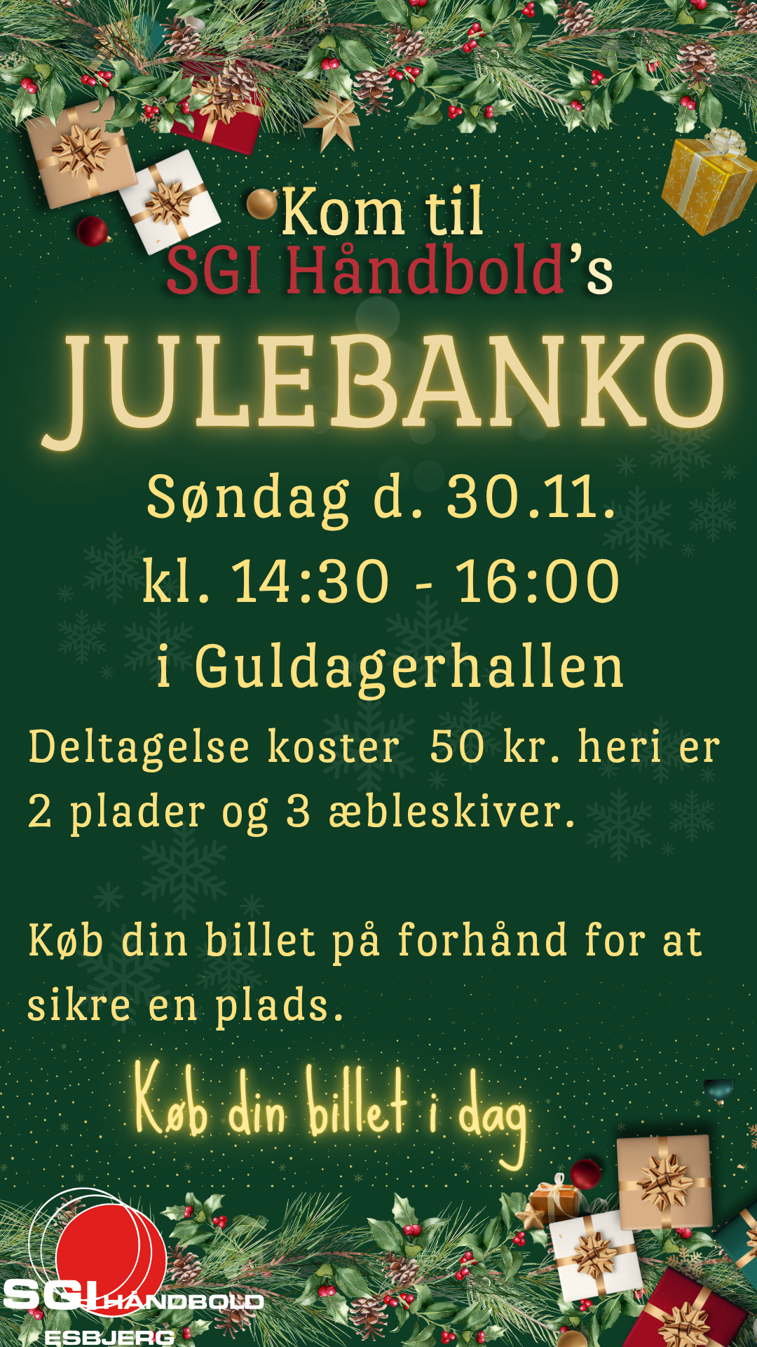 Julebanko i SGI-Håndbold