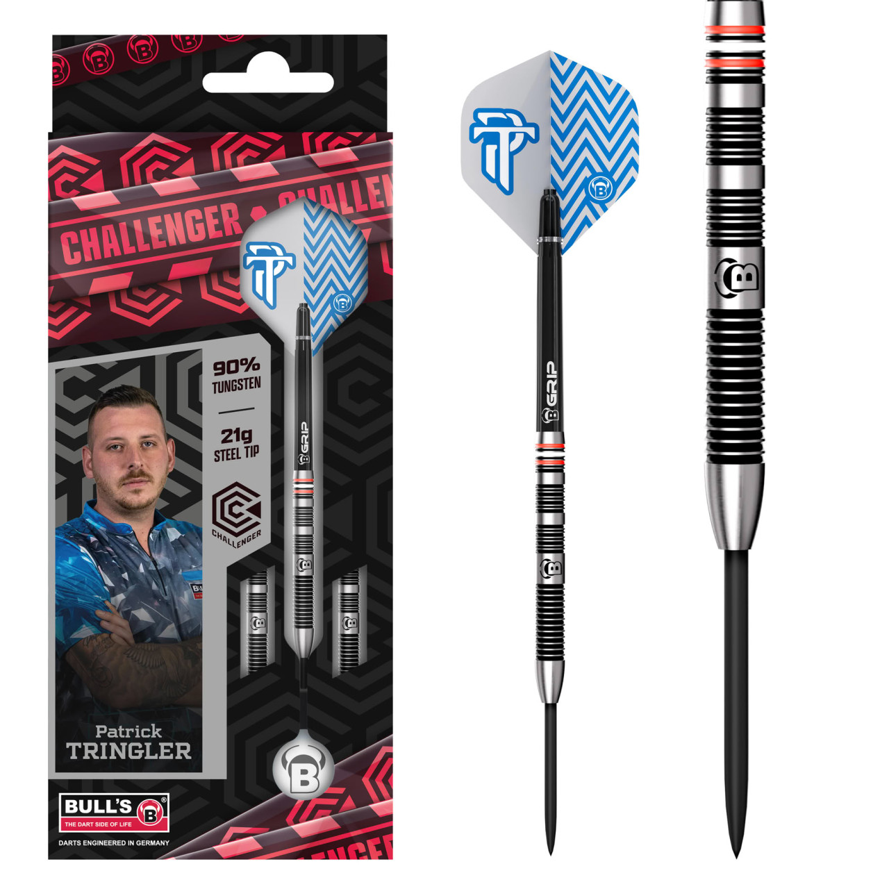 Bulls Challenger Patrick Tringler Steeldarts – 21g 