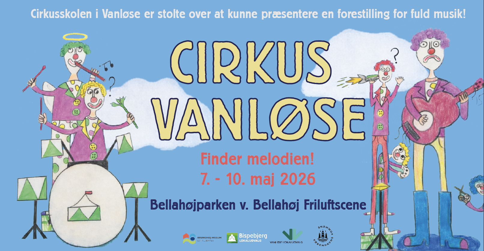 Cirkus Vanløse 2026 - Finder Melodien - Søndag kl. 11