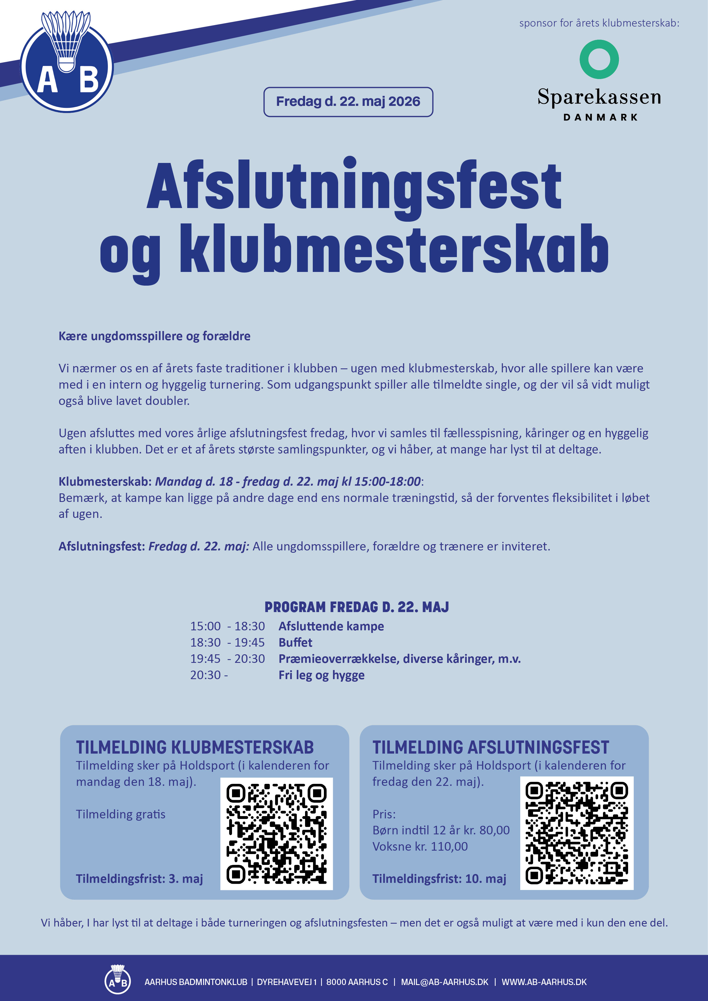 Afslutningsfest 2026