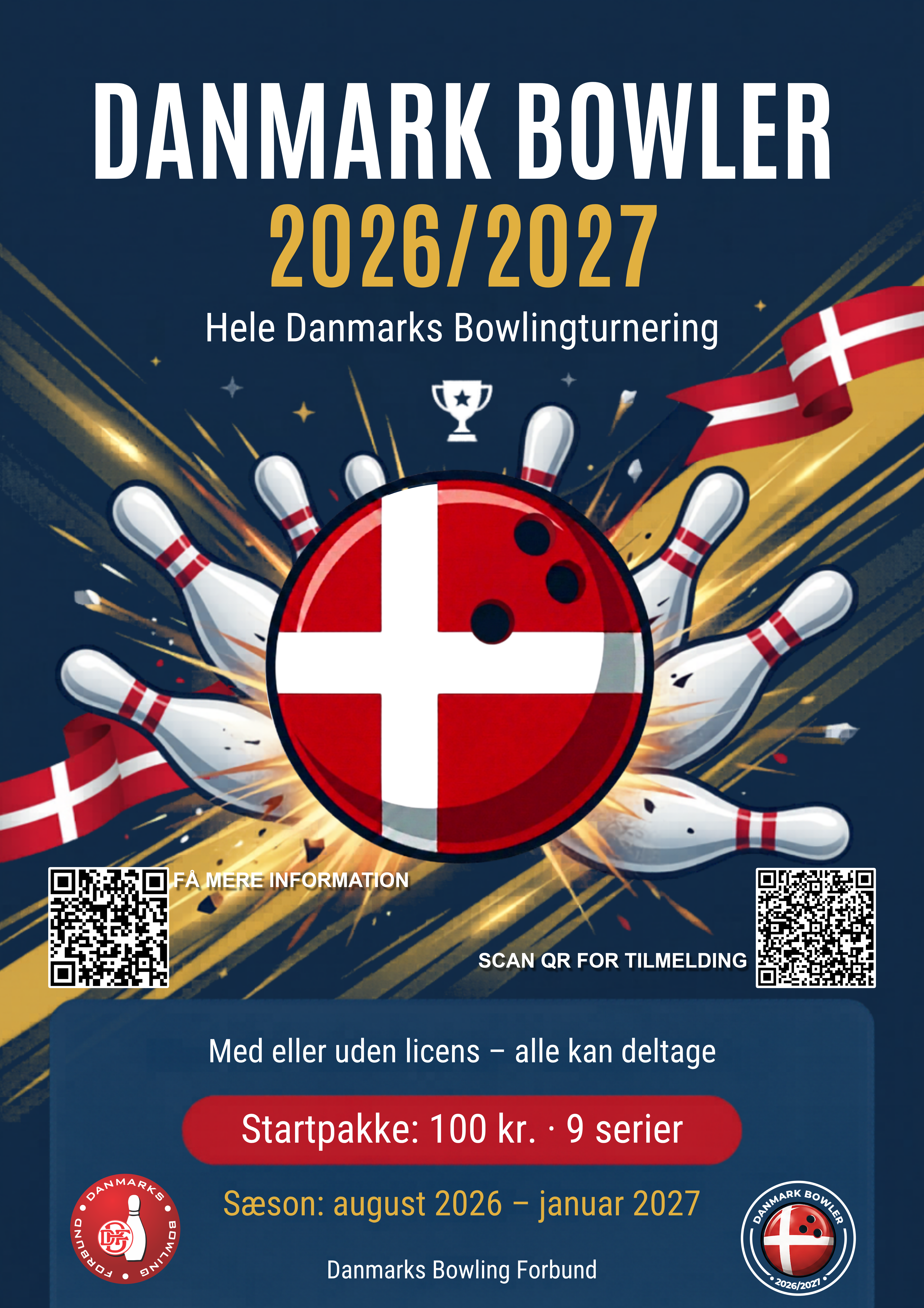 Danmark Bowler Sæson 2026/2027