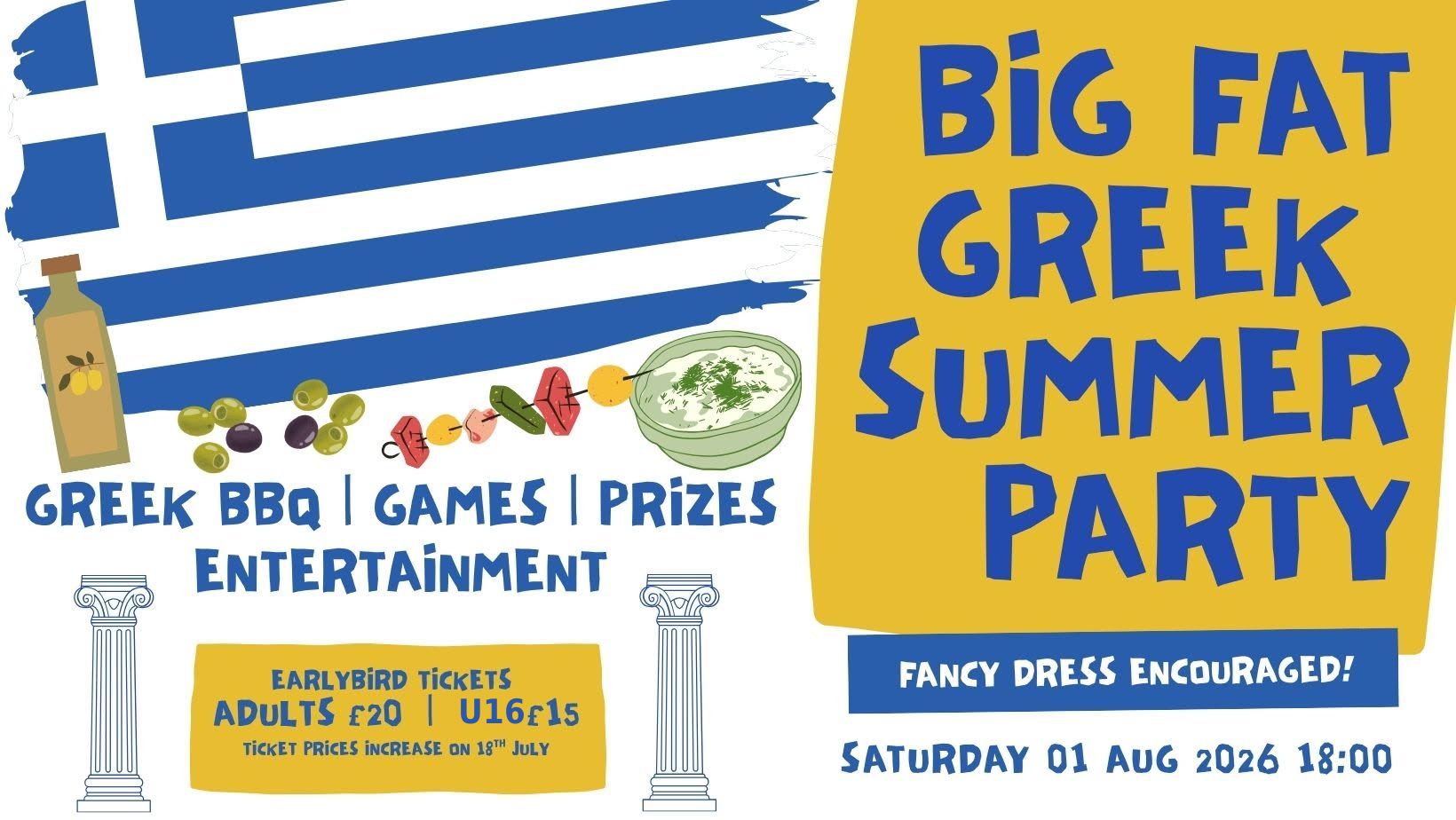 NLWCC Big Summer Greek BBQ