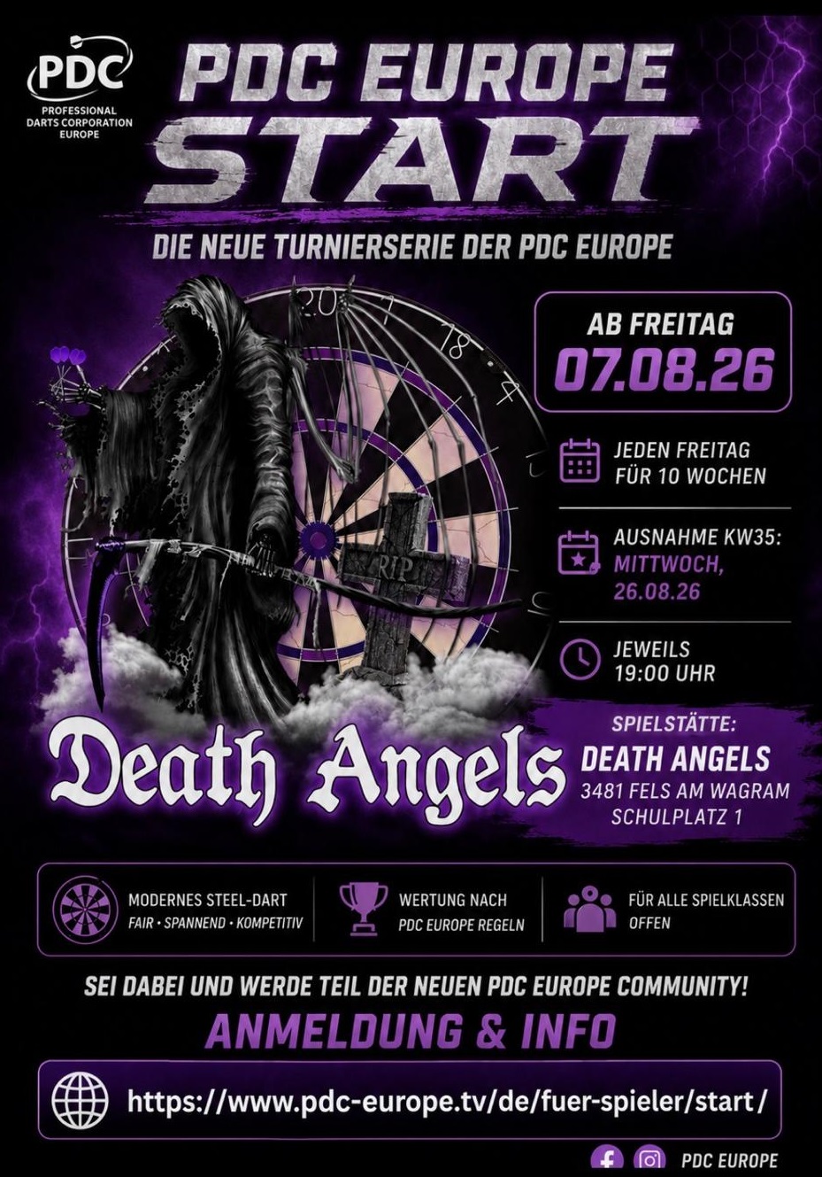 PDC EUROPE START