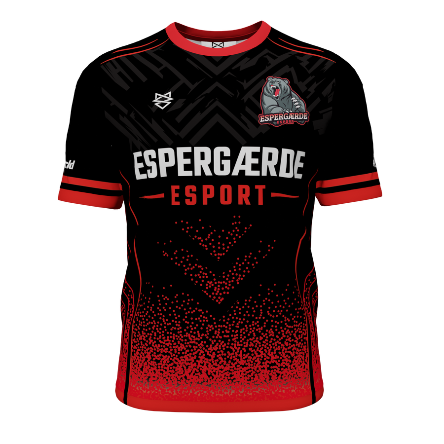 Rød spillertrøje 2026 fra Espergærde Esport